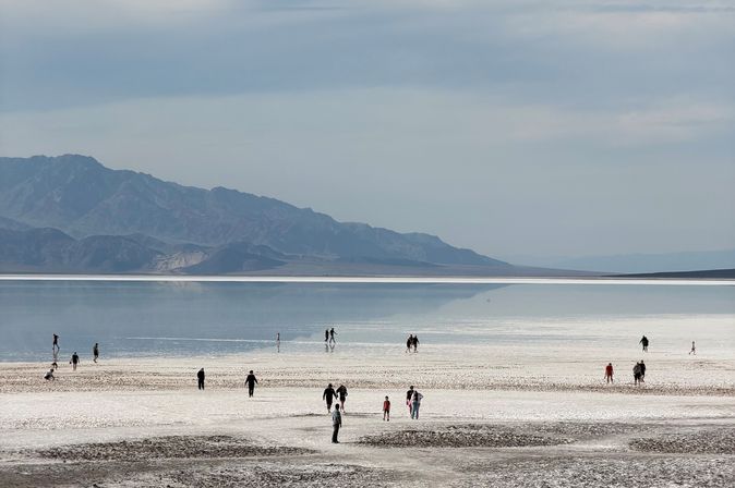 Strand Badwater in Südwesten der USA