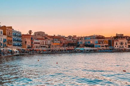 Altstadt Bucht von Hafenstadt Chania