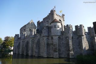 Historisches Gebäude in einer Stadt in Belgien