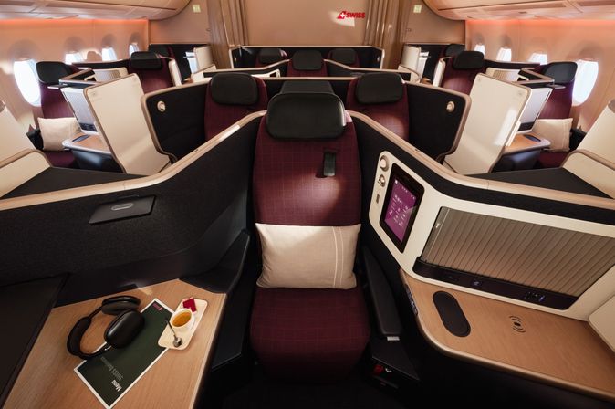 Kabine SWISS Senses - Extra Space Seat in der Business Class