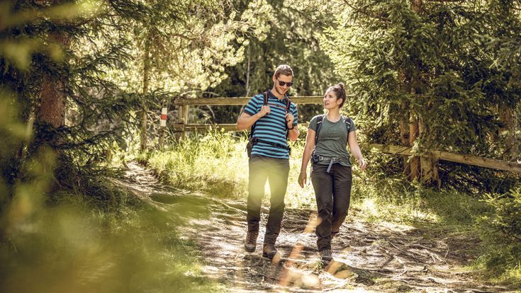 Wanderer im Nationalpark