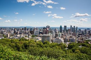 Skyline Blick auf Montreal