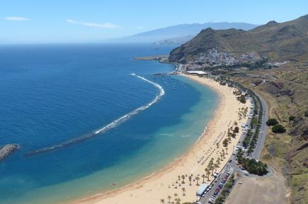 Strand Playa de las Teresitas bei Santa Cruz