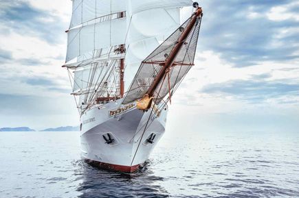 Sea Cloud Spirit von vorne