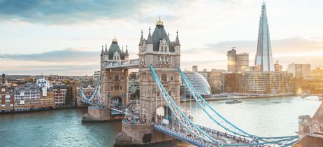 Blick auf die Tower Bridge in London