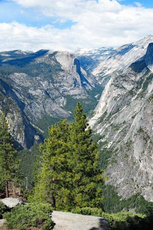 Glacier Point - Aussichtspunkt über dem Yosemite Valley in Kalifornien / USA