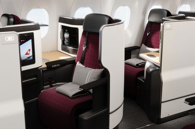 Die SWISS Business Class im A350