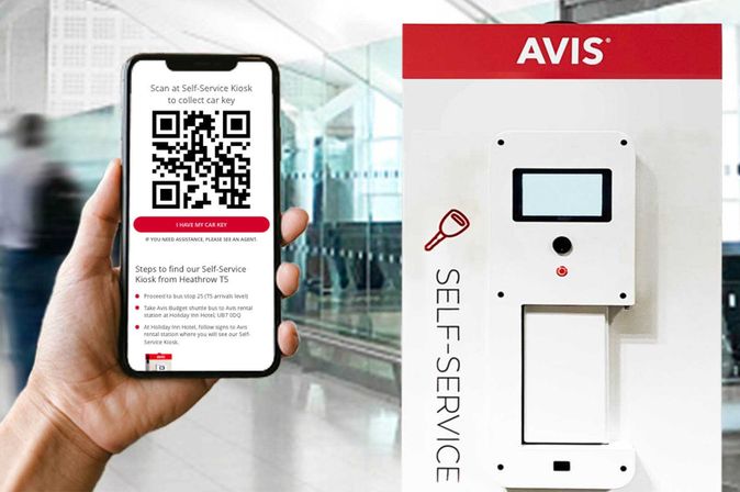 Avis Self-Service Kiosk