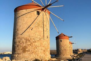 Rhodos Windmühlen