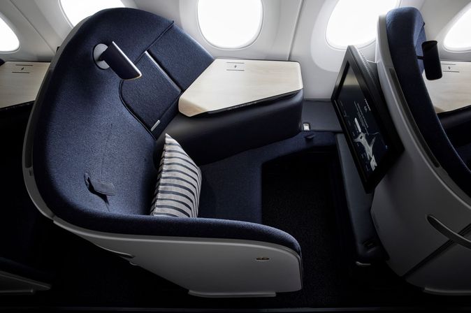 Finnair A350 Business Class Sitz