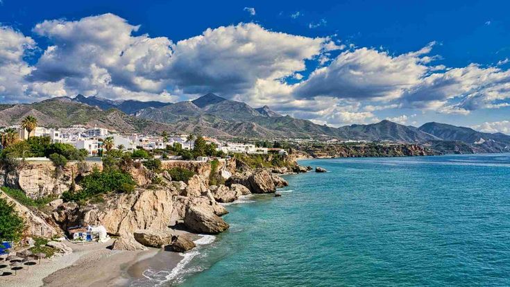 Strand in Nerja, Costa del Sol