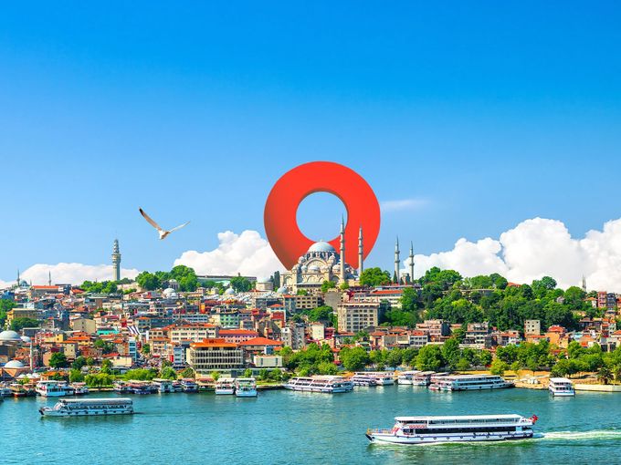 Panoramablick auf Istanbul