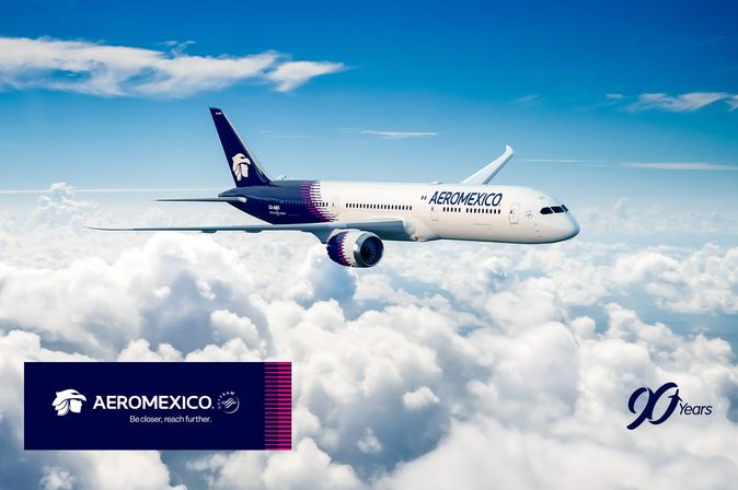 Flugzeug unseres Partners Aeromexico