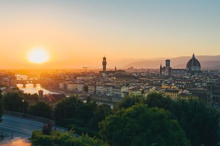 Sonnenuntergang in Florenz