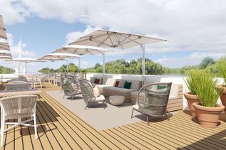 Sonnendeck vom Schiff AMADEUS Cara der Reederei Lüftner Cruises