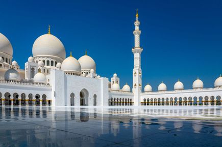Sheikh Zayed Moschee in Abu Dhabi
