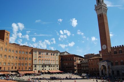 Altstadt Platz in Siena