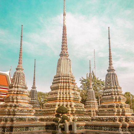 der "Grand Palace" Königspalast in Thailands Hauptstadt Bangkok