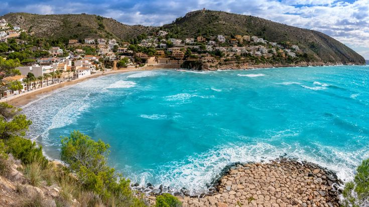 Strand Cala El Portet in Moraira in der Nähe von Alicante