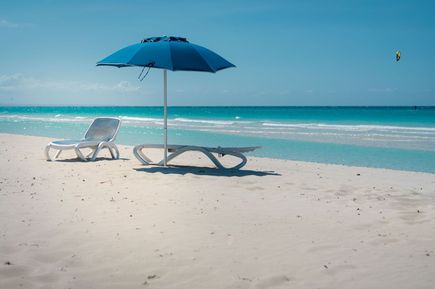 Strand der Karibik Insel Kuba in Varadero Beach