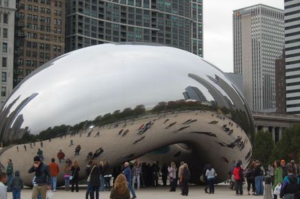Skulptur Cloud Gate