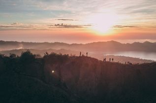Vulkan Mount Batur auf Bali