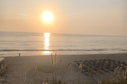 Sonnenuntergang über dem Meer