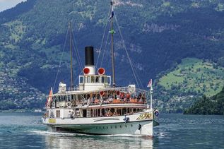 Vierwaldstättersee in Luzern, Schweiz