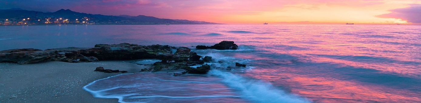 Sonnenuntergang am Strand