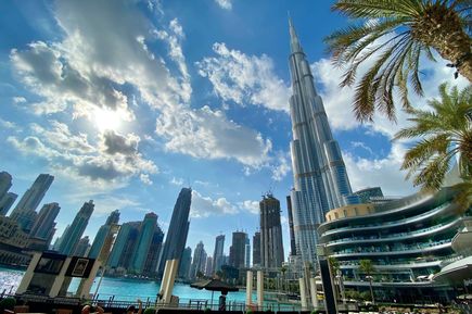 Skyline Blick auf Dubai