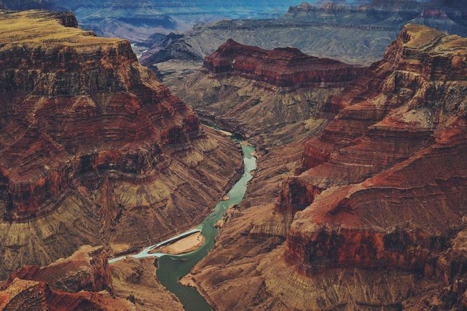Berge im Grand Canyon Nationalpark in USA