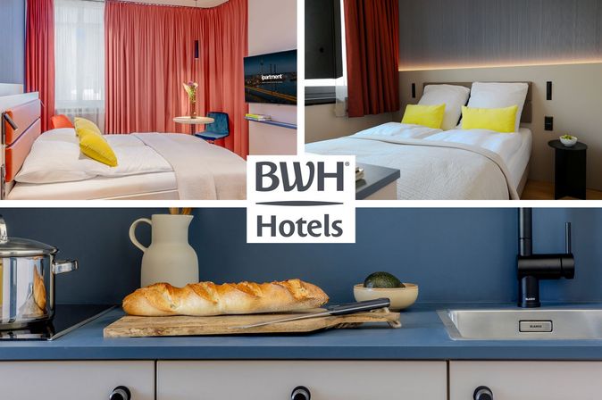 Collage aus Bildern der BWH Apartments