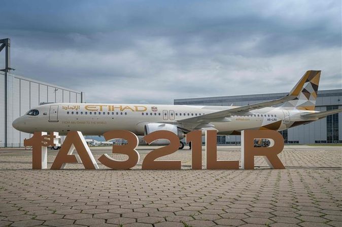 Etihad Airways A380 Singapur