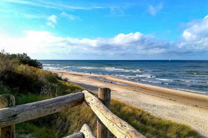 Strand der Ostsee Insel Rügen in Deutschland