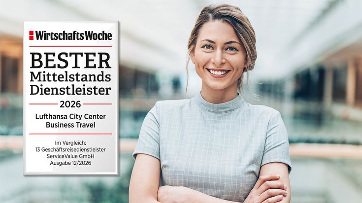 Siegel Bester Mittelstandsdienstleister 2026 Frau