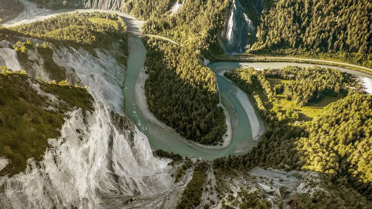 Rheinschlucht am Tag