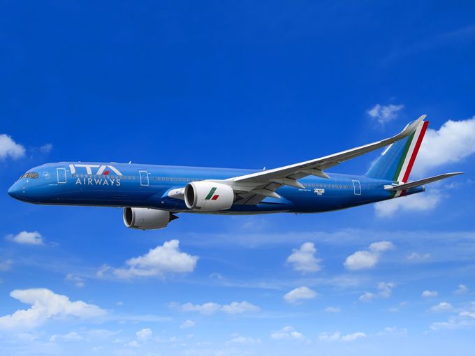 ITA Airways A350-900 in der Luft