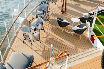 Captains View auf der A-ROSA SENA