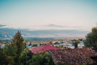 Die Weinregion Kachetien mit der Stadt Telawi