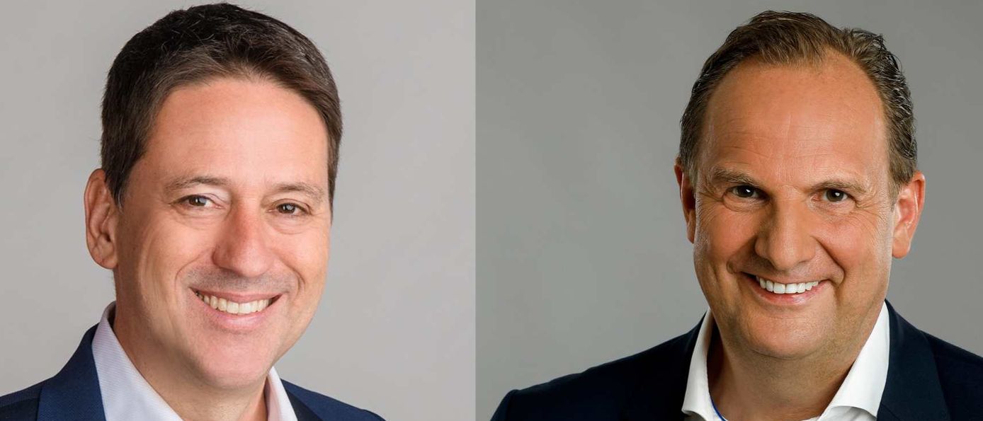 LCC-Manager Heiko Brix und Markus Orth