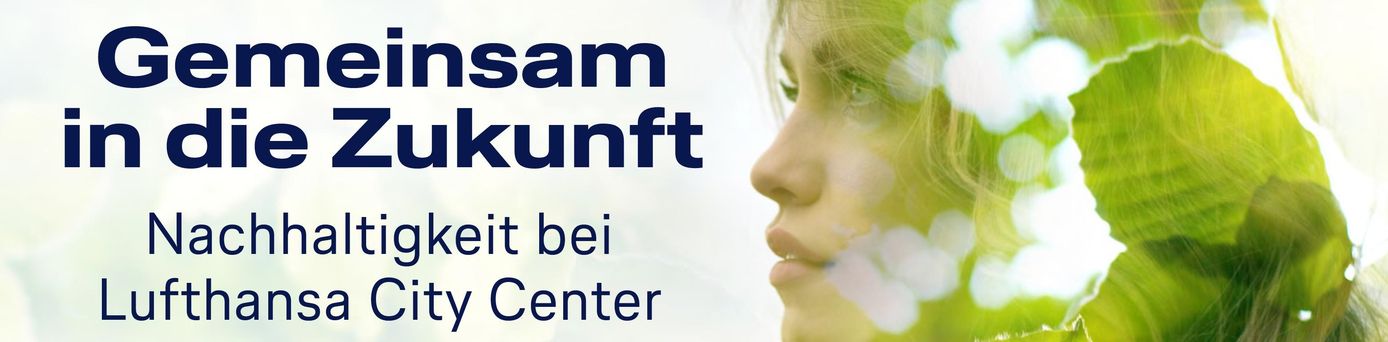 Grafik zum Thema Nachhaltigkeit von Lufthansa City Center