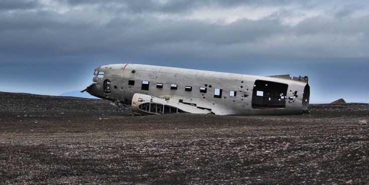 Flugzeugwrack Sólheimasandur