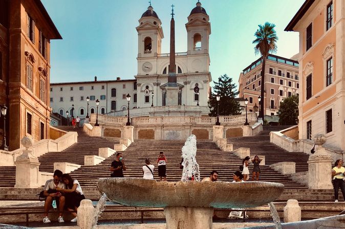 Die Spanische Treppe in Rom