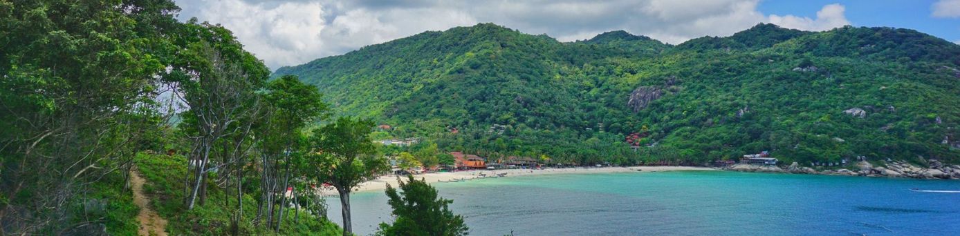 Bucht in Thailands Insel Koh Pha Ngan