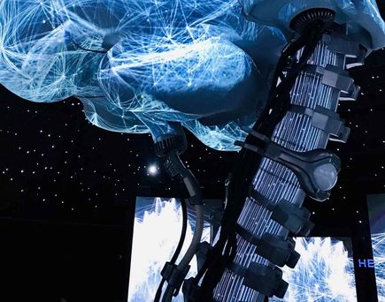 Länderpavillon Russland zum Thema Denken und Mindset