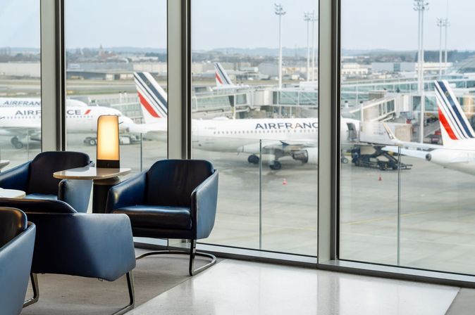 Air France Lounge am Flughafen Paris-CDG