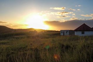 Sonnenaufgang in Coffee Bay / Jeffreys Bay in Südafrika