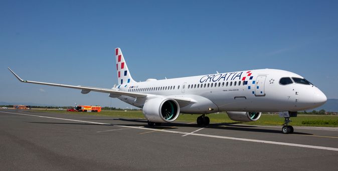 Flugzeug unseres Partners © Croatia Airlines