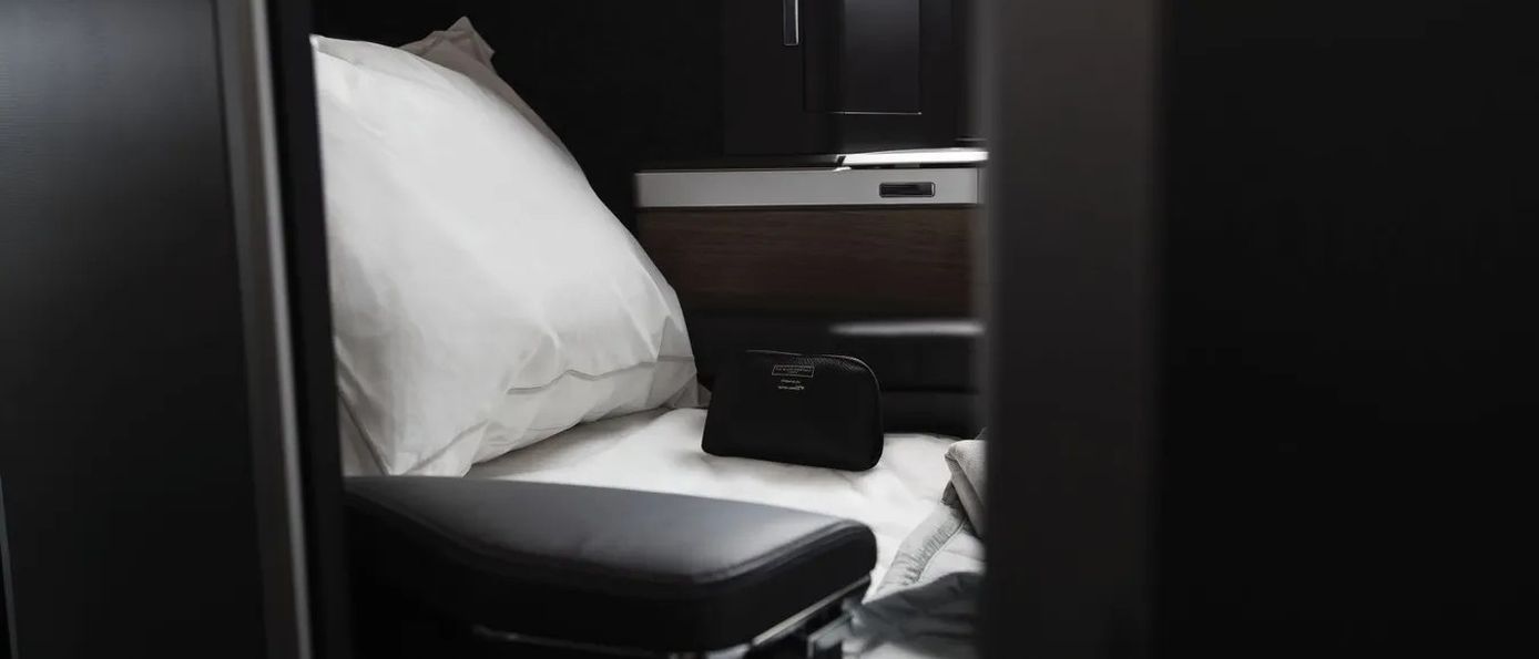 Komfortabler Sitzbereich der British Airways Business Class