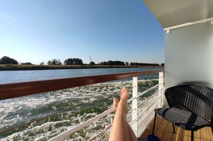 Balkon auf der A-ROSA SENA